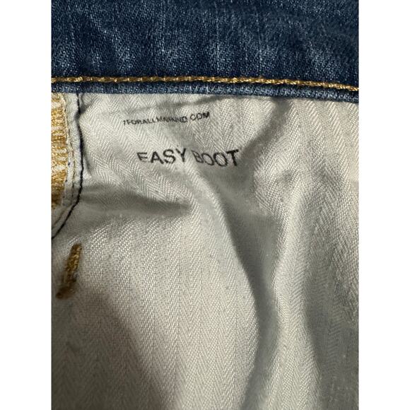 7 For All Mankind Easy Boot Jeans – Size 31-Inseam 33 Tall Girl Friendly - Picture 7 of 7